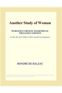 Another Study of Woman (Webster's Chinese Traditional Thesaurus Edition)