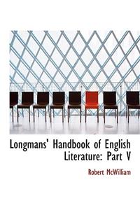Longmans' Handbook of English Literature
