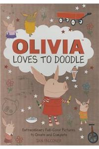 Olivia Loves to Doodle: Extraordinary Full-Color Pictures to Create and Complete