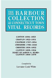 Barbour Collection of Connecticut Town Vital Records. Volume 6