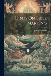 Hints On Bible Marking