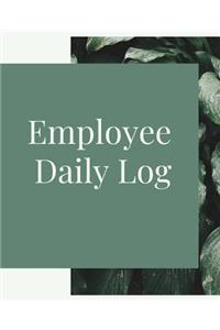 Employee Daily Log