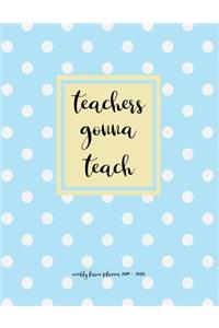 Weekly Lesson Planner 2019-2020