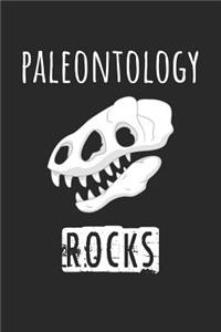 Dinosaur Notebook 'Paleontology Rocks' - Paleontology Gift - Journal for Dino Lover - Paleontologist Diary