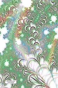 Lined Notebook Journal Fractal Landscape