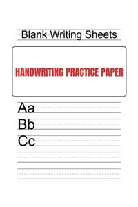 Handwriting Practice Paper