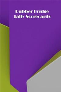 Rubber Bridge Tally Scorecards