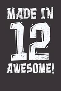 Made in 12 awesome Notebook Journal
