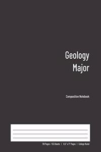 Geology Major Composition Notebook