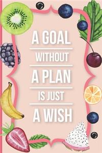 A Goal Without A Plan Is Just A Wish