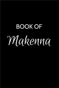 Book of Makenna
