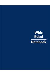 Wide Ruled Notebook