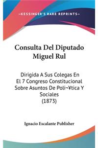 Consulta del Diputado Miguel Rul