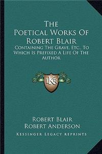 Poetical Works of Robert Blair