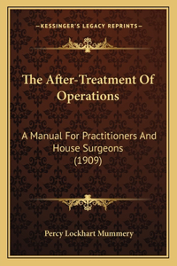 The After-Treatment Of Operations