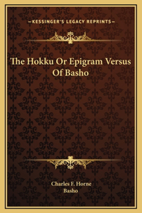 The Hokku Or Epigram Versus Of Basho
