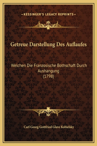Getreue Darstellung Des Auflaufes