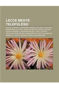 Lecce Megye Telepulesei