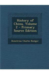 History of China, Volume 2
