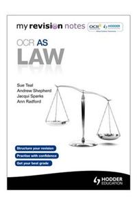Mrn: My Revision Notes: OCR as Law