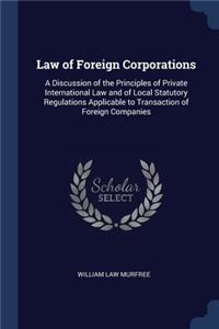 Law of Foreign Corporations