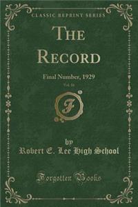 The Record, Vol. 16