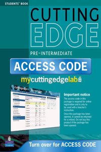 Cutting Edge Pre-intermediate MyEnglishLab and Access Card