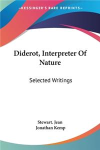 Diderot, Interpreter Of Nature