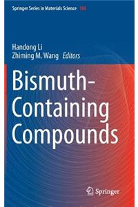 Bismuth-Containing Compounds