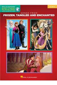 Songs from Frozen, Tangled and Enchanted: Easy Piano Play-Along Volume 32 (Bk/Online Audio)