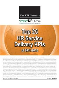 Top 25 HR Service Delivery KPIs of 2011-2012