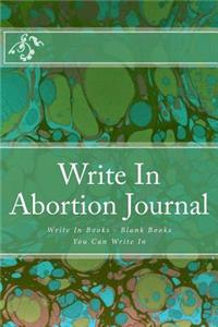 Write In Abortion Journal