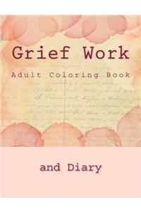 Grief Work Adult Coloring Book