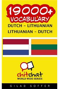 19000+ Dutch - Lithuanian Lithuanian - Dutch Vocabulary