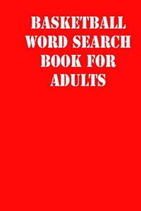 Basketball Word Search Book For Adults