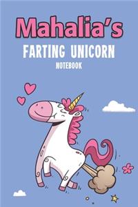 Mahalia's Farting Unicorn Notebook
