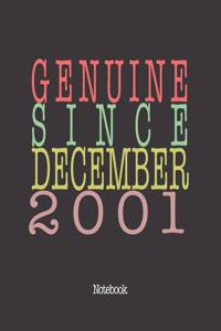 Genuine Since December 2001