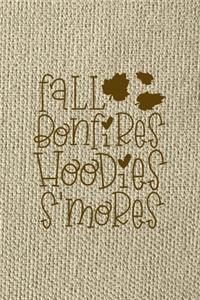 Fall Bonfires Hoodies S'mores