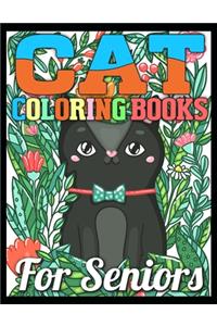 Cat Coloring Books for Seniors