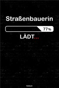 Straßenbauerin Lädt... Notizbuch