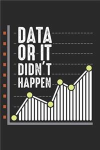 Data or it didn't happen