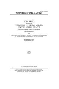 Nomination of Carl J. Artman