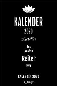 Kalender 2020 für Reiter