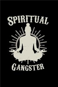 Spiritual Gangster: 6x9 Yoga - grid - squared paper - notebook - notes