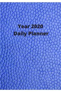 Year 2020 Fully Dated Monthly, Weekly And Daily Calender Planner