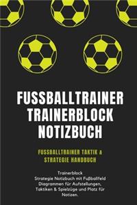 Fußballtrainer Trainerblock Notizbuch