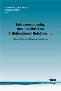 Entrepreneurship and Institutions