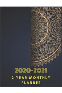 2 Year Monthly Planner 2020-2021