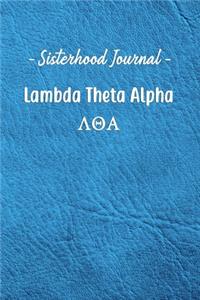 Sisterhood Journal Lambda Theta Alpha