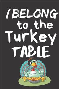 I Belong To The Turkey Table